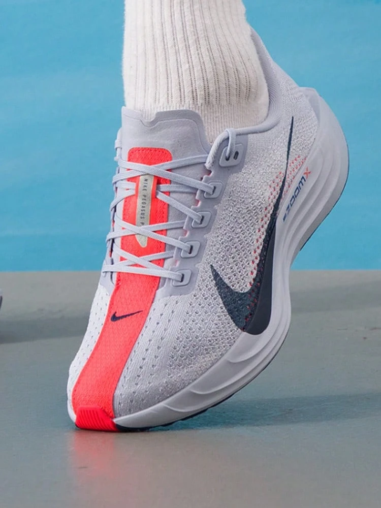 Nike Pegasus Plus 緩震防滑耐磨跑鞋舒適時尚柔軟 網布 低筒跑步鞋 男款 藍色FQ7262-006 - 淺藍色 - 查看 1