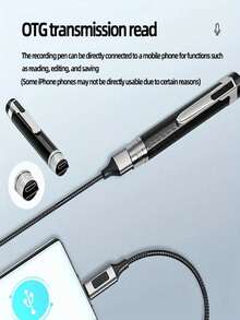 Professional High-Definition Voice Recorder - Portable Long Battery Life 180mAh Battery Noise Reduction Design Suitable For Business Use (Memory Card Required) - None - View 4