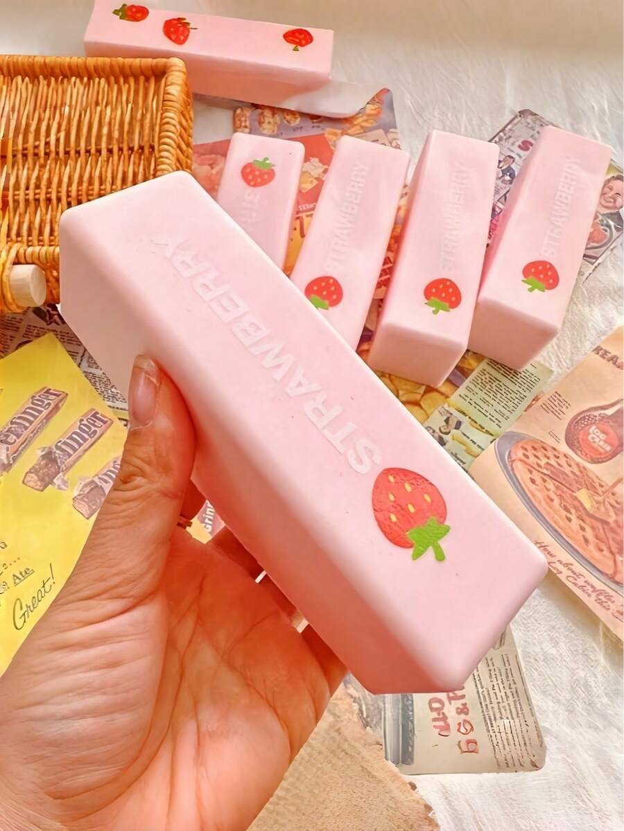 Đồ chơi bóp giảm căng thẳng mềm mại, chất lượng cao, hương bơ dâu tây, đàn hồi chậm - Màu hồng, ẩm, co giãn, giúp giảm lo âu và cải thiện sự tập trung, đồ chơi bóp giảm căng thẳng vui nhộn, đồ chơi bóp giảm căng thẳng dành cho người lớn, đồ chơi bóp giảm căng thẳng kích thích giác quan, thư giãn văn phòng, mềm mại và dễ bóp, đồ chơi bóp mềm mại, đồ chơi bóp giảm căng thẳng này có thể giúp bạn giảm căng thẳng trong cuộc sống hàng ngày, thích hợp làm quà tặng trong các trò chơi và tiệc tùng, cũng có thể được sử dụng làm quà tặng hoặc quà lưu niệm trong các bữa tiệc.