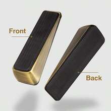 Rubber Door Stops, Heavy Duty Door Stop Wedge With Storage Holder, Anti-Scratch/Rust Wedge Stopper Bottom Of Doors, Floor-Protectivefor Home Office School (Gold) - Gold - View 1