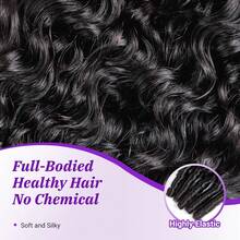 ZHENDEFA Bundles Human Hair 3C4A Spiral End Quick Burmese Curly Water Wave Bundles Human Hair Extensions For Women Natural Black - SNatural - View 5