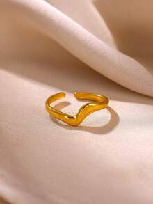Anello polsino struttura - Oro giallo - Visualizzare 9