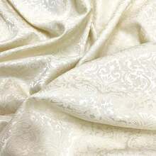 Exquisite Damascus Jacquard Satin Fabric With 3D Embossed Floral Pattern, Silky Luster Jacquard Material, Soft And Breathable, Suitable For Evening Gowns, Formal Dresses, Blouses, Skirts, Home Decor And DIY Sewing Projects - Multicolor - View 23