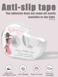 Double-Sided Body Tape, Invisible Anti-Slip Clothing Fixing Tape, Skin-Friendly Non-Slip Adhesive, Suitable For Dresses, Underwear And Shirts, Women's Daily Travel Accessories, Travel Essentials, Back To School, Graduation Season, College Dorm Essentials, Hair Accessories, July 4th - One Size - View 2