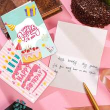 12pcs Adult Birthday Greeting Card Set With Envelopes - Blank Universal Birthday Cards For Office Use - 12 Cards + 12 Envelopes - View 5