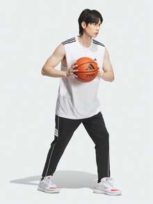 Adidas Unisex BB ALWRLD Quick-Dry Breathable Sports Tank Top KE5907 - White - View 4