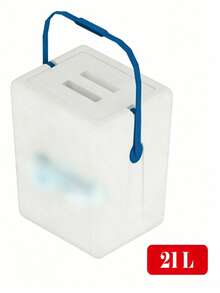 Caja isotérmica portátil blanca y ligera, con capacidad de 13 L/21 L/31 L, mantiene las bebidas calientes o frías, es fácil de transportar y una práctica nevera portátil para exteriores, ideal para familias, acampadas, picnics, etc.Caja isotérmica reforzada con asa, perfecta para viajes a la playa, pesca, acampada y conservación de alimentos y bebidas.Caja isotérmica para refrigeración en exteriores. - Blanco - Ver 11