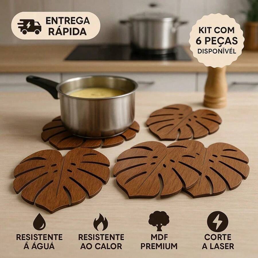 Pot/Panel Mat/Hot Pad/Protects Plates, Kettles, Juice, Coffee, Cutting Boards - View 1