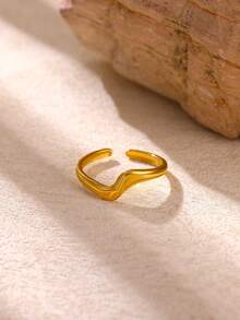 Anello polsino struttura - Oro giallo - Visualizzare 7