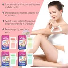 OceAura 30pieces/Box Fragrance Wax Strips Series - Blueberry/Aloe/Rose/Tangerine Four Scents Gentle Non-Irritating Soothing Remove Excess Hair Long Lasting Smooth Professional Painless Cold Wax Strip - Rose - View 10