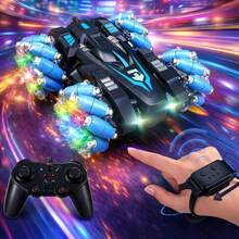 Remote Control Drift Car 360° With Lights And Speed Sensor - Multicolor - View 4