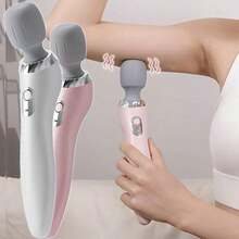 Portable Handheld Massager, USB Rechargeable Relaxation Massage Wand. Vibration Massage Can Relax Neck, Back, Legs, Waist, Vibrating Base Achieves Relaxation Effect. - 128 - View 10