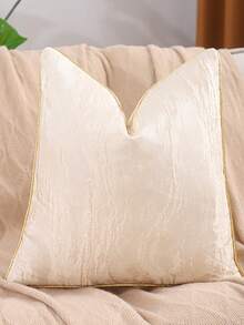 Miater 2 Piezas Cubiertas De Almohada Geométricas De Jacquard Con Hilo Dorado - Café integral - Ver 9