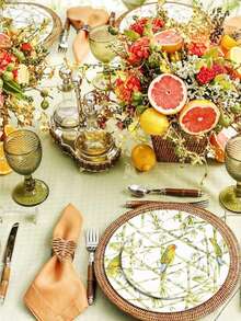 1-6 Stücke handgefertigte Rattan-Herz-Serviettenringe, geeignet für Feiertage, Partys, Geburtstage, Hochzeiten und Abendessen - Verschiedenfarbig - Übersicht 5