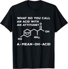 Biochemistry Amino Acid - Biologist Gift Laborant Laboratory Gift Unisex T-Shirt - 黑色 - 查看 1