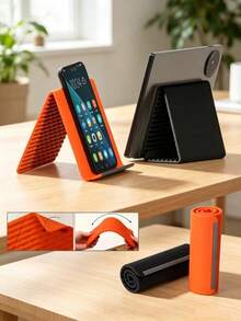 1 pieza Soporte flexible y plegable para teléfono, soporte multiángulo, universal para teléfonos y tabletas, portátil e ideal para regalos de festivales - multicolor - Ver 2