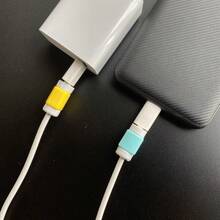 5/10/20/30/50pcs Candy Color Data Cable Protector, Silicone Anti-Bending Charging Cable Sleeve, Universal Anti-Aging & Anti-Crack Protector, Multiple Colors Available - Multicolor - View 12
