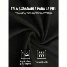 Men's Casual T-Shirt, Summer Printed Short Sleeve T-Shirt, 180gsm Cotton, The Best T-Shirt Gift For Friends Or Family, Black Color, % Cotton. - 黑色 - 查看 3