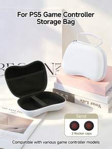 Y2K Game Pixel Style Cat Pattern Design Game Console Controller Storage Bag, Compatible With PS5 Game Controller/Game Console Controller Storage Bag, Comes With 2 Game Controller Joystick Caps, Dustproof And Scratch-Resistant, Protect Your Beloved Console, The Best Gift Compatible With Switch Game Players - View 11