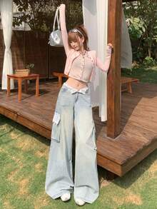 Women Jeans - Blue - View 2