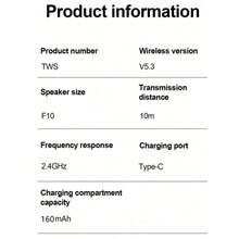 A2Pro TWS 9D HIFI 藍牙耳機 無線耳機 適合運動 遊戲 所有智慧型手機 - 查看 8