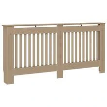 Cubierta para radiador vidaXL 172x19x81 cm Madera de ingeniería - Marrón - Ver 3