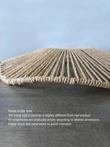 Delicate Ruffled Lamp Shade, Handwoven Boho Style Lamp Shade | Wicker Craft | Decor For Living Room, Dining Room, Bedroom | Bulb Not Included | Minimalist Packaging Design - A - View 6