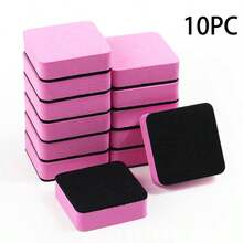 Randomly Selected 3-Piece Set Of Grooved Colorful Erasers - Dust-Free Chalkboard And Whiteboard Erasers With Cartoon Patterns, Suitable For Classroom, Office And Home Use - Learning Supplies For Teachers And Students / Random 6-Piece Set Of Cute Cartoon Dog Paw Chalkboard Erasers, (Red, Green, Blue, Purple, Yellow, Black) 6-Color Combination - Multiple Styles - View 17
