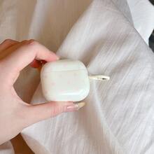 粉色波點極簡設計耳機保護套 + 掛環組，相容於 Apple Pro2/ Pro/ 4/ 3/ 2 - 黃色星星 - 查看 2