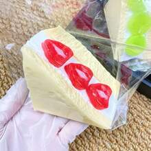 1個綜合水果三明治捏捏樂壓力緩解玩具，手工高重量逼真食物玩具，矽膠擠壓玩具，療癒柔軟便攜式辦公室壓力緩解器，學生青少年成人辦公室療癒桌面裝飾，慢回彈材質，手指按壓玩具，舒適觸感，壓力緩解工具，隨機顏色盲盒，男孩與女，辦公室/教室/居家/旅行壓力緩解/節日禮物/紀念品/玩具/ADHD - 彩色 - 查看 11