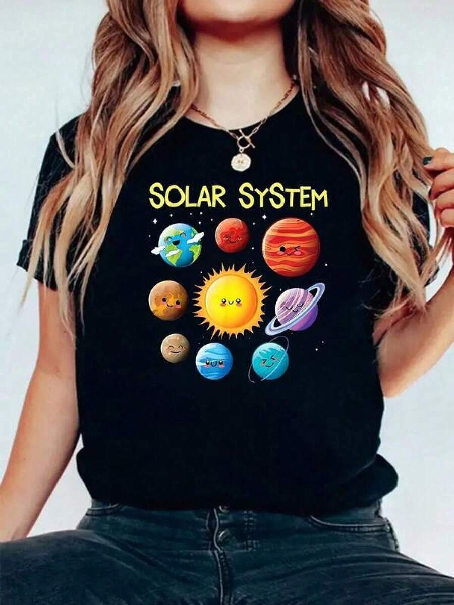 Women T-Shirts - Black - View 1