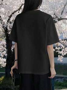 Women T-Shirts - Black - View 2