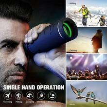 1pc 40X60 High-Definition Monocular Telescope With Manual Focus - 60X Magnification And 40mm Large Objective Lens, Suitable For Bird Watching, Camping, Hiking, Sports, Travel - Compact Portable Design, Durable Construction, Ideal Gift - Multicolor - View 1