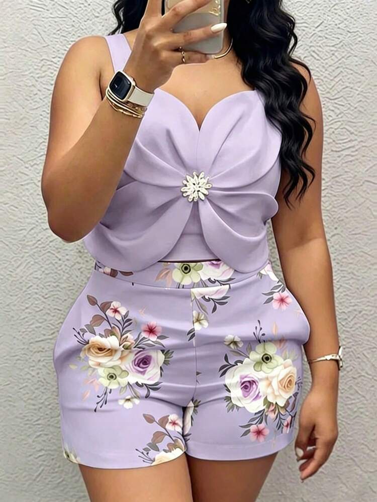 Women Tops - Purple - View 1
