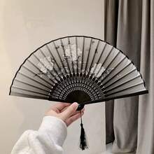 1 buah Kipas Lipat Gaya Cina Aneka Warna, Properti Fotografi, Kipas Vintage, Kipas Tari Klasik, Kipas Bambu Lipat Kerajinan Tangan (Pola Produk Acak, Harap Diperhatikan Jika Anda Keberatan) - MultiWarna - View 16