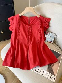 Women Tops - White - View 8
