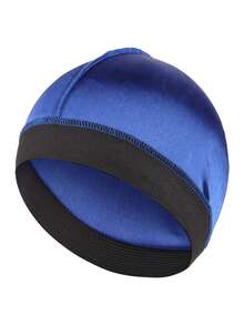 Men's Faux Silk Wavy Hat, Silky Wavy Hat, Soft Breathable Durag Skull Cap, Good Compressibility - A - View 5