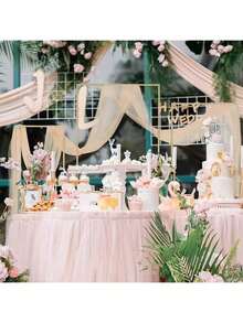 1Set 300*300cm Square Metal Balloon Arch Stand, Wedding Arches For Ceremony, Rectangular Backdrop Stand For Anniversary Wedding Birthday Party Bridal Shower Gender Reveal Party Decoration Home Decor Courtyard Decoration(Slight Scratches. Please Do Not Purchase If You Mind.) - 1PC - View 6