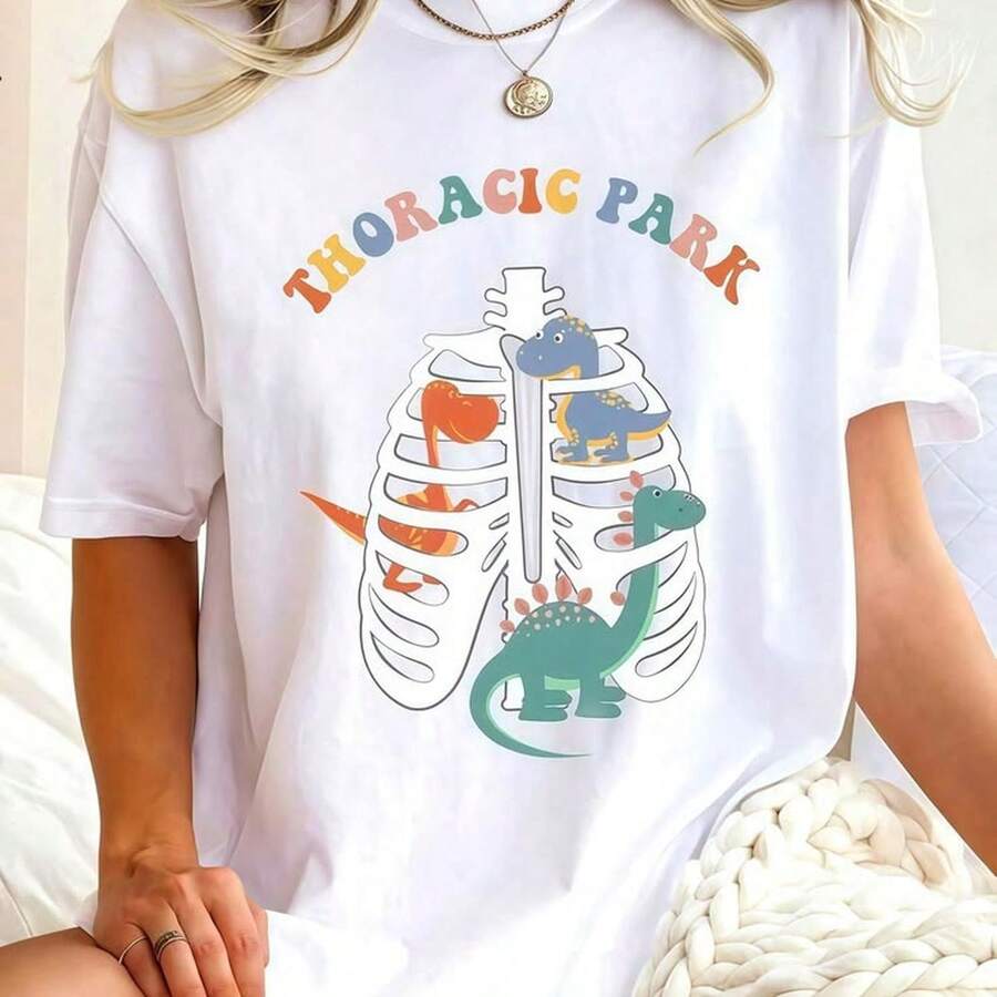 Pediatric Nurse S1Hirt, Thoracic Surgery S1Hirt, Nurse Week , Respiratory Nurse S1Hirt, Thoracic , Thoracic Park S1Hirt, Funny Nurse S1Hirt Summer OuT1FiT1S For Wo Oversized T S1Hirt - Blanco - Ver 1