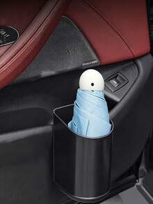 2pcs/Set Multifunctional Car Storage Bucket With Cup Holder And Hook, Suitable For Most Car Models, Can Store Water Bottles, Beverage Bags, Trash Bags And Other Car Storage Items. Also Includes Back Seat Cup Holder. - Multicolor - View 7