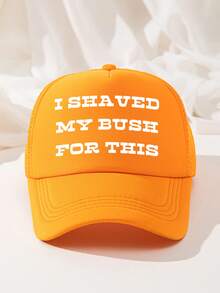 1pc Unisex Funny Sponge Print Mesh Trucker Baseball Cap Dad Hat, Suitable For Daily Use, Travel, Hiking, Climbing, Beach Vacation - Multicolor - View 25