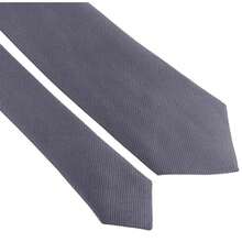 Set Of 5 Light Gray Formal Ties For Groomsmen, Weddings, Events, And Conferences - 鉛灰色 - 查看 5