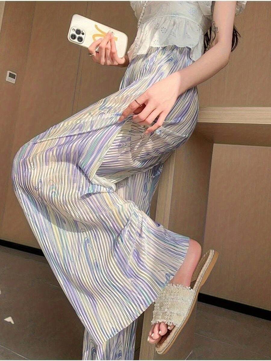 Women Pants - Purple - View 1