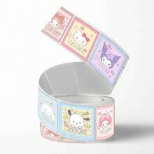 300 Pieces MINISO Cute Cartoon Sticker Roll Featuring Popular Animated Characters In Various Playful Designs, Perfect For Decorating Notebooks, Planners, Journals, Scrapbooks, And Personal Stationery For Daily Fun And Creative Expression - Style 1 - View 5