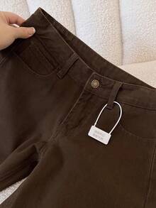 Women Pants - Brown - View 5