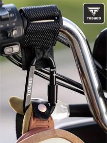 TOSUOD Front Electric Vehicle Hook 1pc/2pcs Optional, Drill-Free Universal Hanging Hook, Compatible With Motorcycle, Electric Scooter, Bicycle, Delivery Rider Helmet Hook, Easy Installation Without Drilling, Stable Load-Bearing And Anti-Detachment, Practical Riding Storage Accessory - Multicolor - View 2