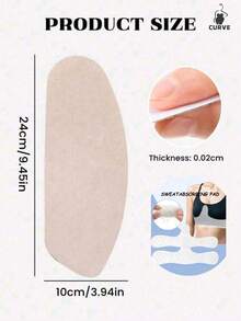 10/20pcs Neutral Summer Panty Liners, Breathable Semi-Transparent Sweat-Absorbing, Prevent Friction During Sports, Fitness And Hiking - Multicolor - View 7