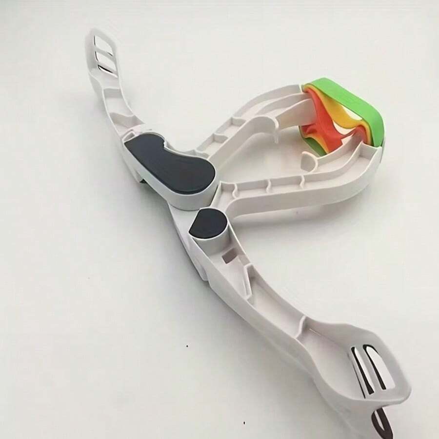 1 Piece Durable Arm Exerciser - Helps Effective Fat Burning And Muscle Growth, Suitable For Biceps, Triceps, Shoulders And Back, Powered-Free, Gym Accessory - White - View 1