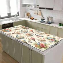 1pc Dish Drying Mat, Coffee Machine Pad, Elegant Vintage Floral & Bird Pattern, Highly Absorbent Quick Dry, Suitable For Dining Table, Cafe, Coffee Table, Kitchen Counter, Creates Cozy Atmosphere, Multi-Purpose Drainage Mat, Home Gift, Tabletop Decor - XYLSD-440 - View 14