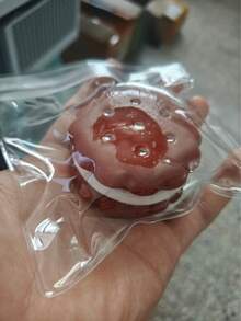 Đồ chơi kem mô hình Emojioo mới chân thực, bánh kem và bánh quy kẹp, mô hình đất sét đàn hồi chậm, cảm giác xúc giác tốt! Squishy - Nhiều màu - Xem 7
